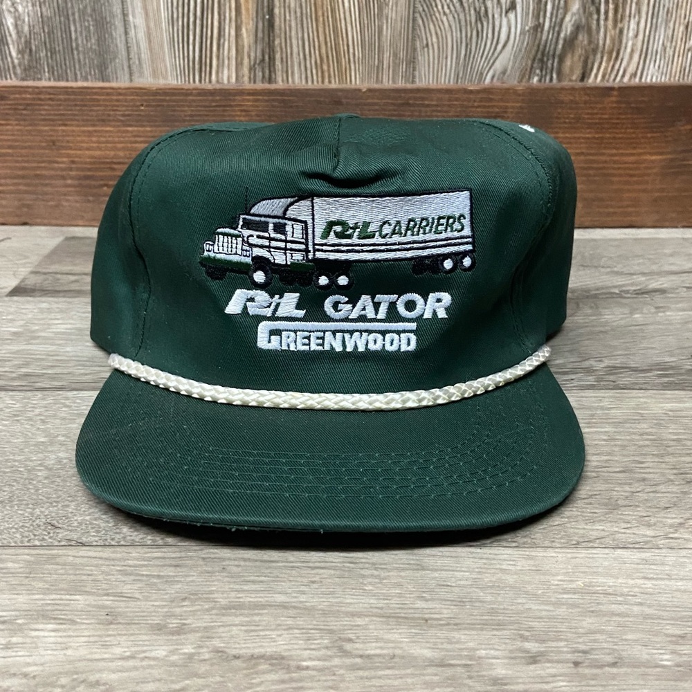 Mens Vintage Greenwood Trucker SnapBack Rope Hat